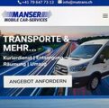 Manser Transporte und Entsorgungen  Mobile Car - Services