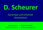 D. Scheurer Gartenbau - Alte Luzernstrasse 6 - 5036 Oberentfelden - Tel. 0797971315 - scheurer.daniel@gmx.ch