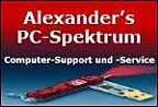 Alexander's PC-Spektrum Computer-Support und -Service - Amselweg 37 - 4528 Zuchwil - Tel. 032/5302001 - pc-support@gawnet.ch