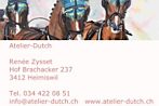 Atelier-Dutch - Hof Brachacker 237 - 3412 Heimiswil - Tel. 034 423 54 48 - info@atelier-dutch.ch