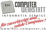 Esc-Compter Werkstatt "Informatik Service" - Flurweg 27 - 3628 Uttigen - Tel. 0333455907 - mail@esc-computer.ch