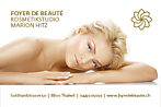 Foyer de Beauté Kosmetikstudio - Gotthardstrasse 50 - 8800 Thalwil - Tel. 044 720 50 59 - mail@foyerdebeaute.ch