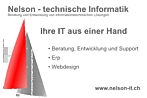 Nelson - technische Informatik - Hashubelweg 25 - 5014 Gretzenbach - Tel. +41 62 849 59 91 - kontakt@nelson-it.ch