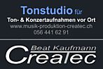 Tonstudio Createc - Obergrütweg 21 - 5200 Brugg - Tel. 056 441 62 91 - info@musik-produktion-createc.ch