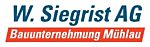 WILLI SIEGRIST AG Bauunternehmung - Reuss-Strasse 24 - 5642 Mühlau - Tel. 056 668 21 54 - siegrist.ag@mails.ch