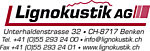 Lignokustik AG - Unterhaldenstrasse 32 - 8717 Benken - Tel. 055 293 24 00 - info@lignokustik.ch