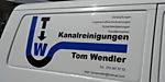 TW Thomas Wendler Kanalreinigungen - Riedhofstrasse 164 - 8408 Winterthur - Tel. 076 387 57 02 - tomwendler@hotmail.com