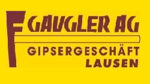 F. Gaugler AG Gipsergeschäft - Kanalstrasse  17 - 4415 Lausen - Tel. 061 921 40 00 - info@gaugler-ag.ch