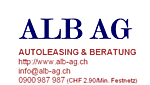 ALB AG AUTOLEASING & BERATUNG - Gewerbestrasse 9 - 6330 Cham - Tel. 0900 987 987 - info@alb-ag.ch