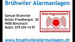 Brühwiler Alarmanlagen - Müller-Friedbergstrasse 30 - 9400 Rorschach - Tel. 0794381613 - info@bruehwileralarmanlagen.ch