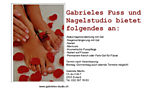 Gabriele's Fuss- und Nagelstudio - Seestrasse 23 - 2572 Sutz - Tel. 032 397 19 63 - gpmartin@bluewin.ch