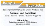 Hampi's Backstube - Rutschbergstr. 5 - 8608 Bubikon - Tel. 055 243 12 39 - hans-peter.rutz@bluewin.ch