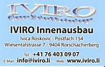 IVIRO-Innenausbau - Wiesentalstr.7 - 9404 Rorschacherberg - Tel. 071 841 32 87 - info@iviro.li