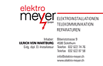 Elektro Meyer GmbH - Biberiststrasse 9 - 4500 Solothurn - Tel. 032 622 74 76 - info@elektro-meyer.ch