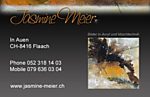 Atelier Abstrakte Malerei - In Auen - 8416 Flaach - Tel. 052 318 14 03 - info@jasmine-meier.ch