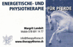 Therapy4Horse , Physiotherapie für Pferde - Eichhofstrasse 1 - 8468 Guntalingen - Tel. 078 691 14 77 - info@therapy4horse.ch