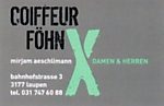 Coiffeur Föhn X - Bahnhofstrasse 3 - 3177 Laupen - Tel. 031 747 60 88 - mirjam.aeschlimann@bluewin.ch