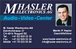 M. Hasler Electronics AG - Bahnhofstrasse 37 - 4914 Roggwil BE - Tel. +41 62 929 33 33 - info@hasler-electronics.ch