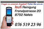 Isufi Reinigungen - Fronalpstrasse 20 - 8752 Näfels - Tel. 076 519 23 96 - kontakt@reinigung-reinigungen.ch